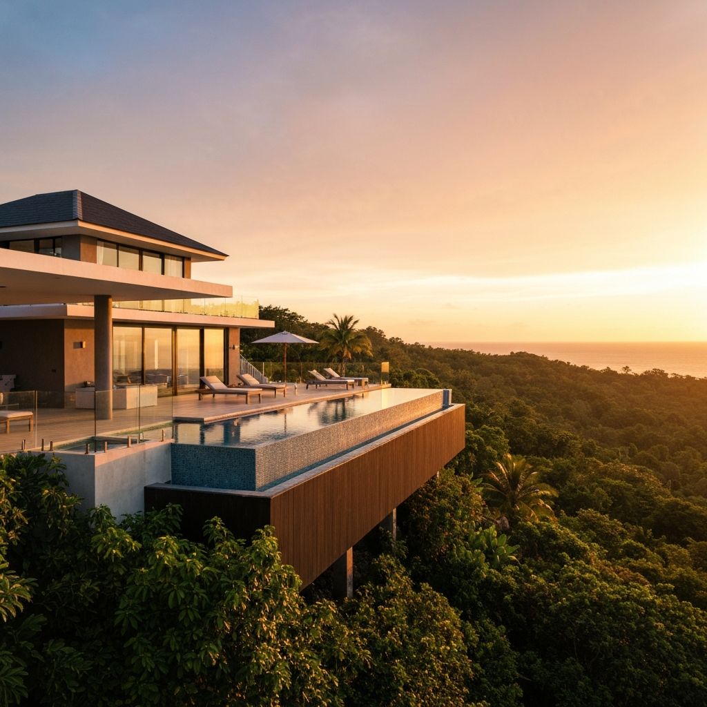 Villa moderna con piscina